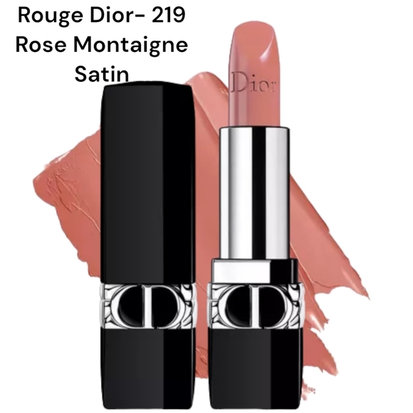 Dior | Rouge Dior Satin Lipstick | 219 Rose Montaigne - Picture 1 of 4